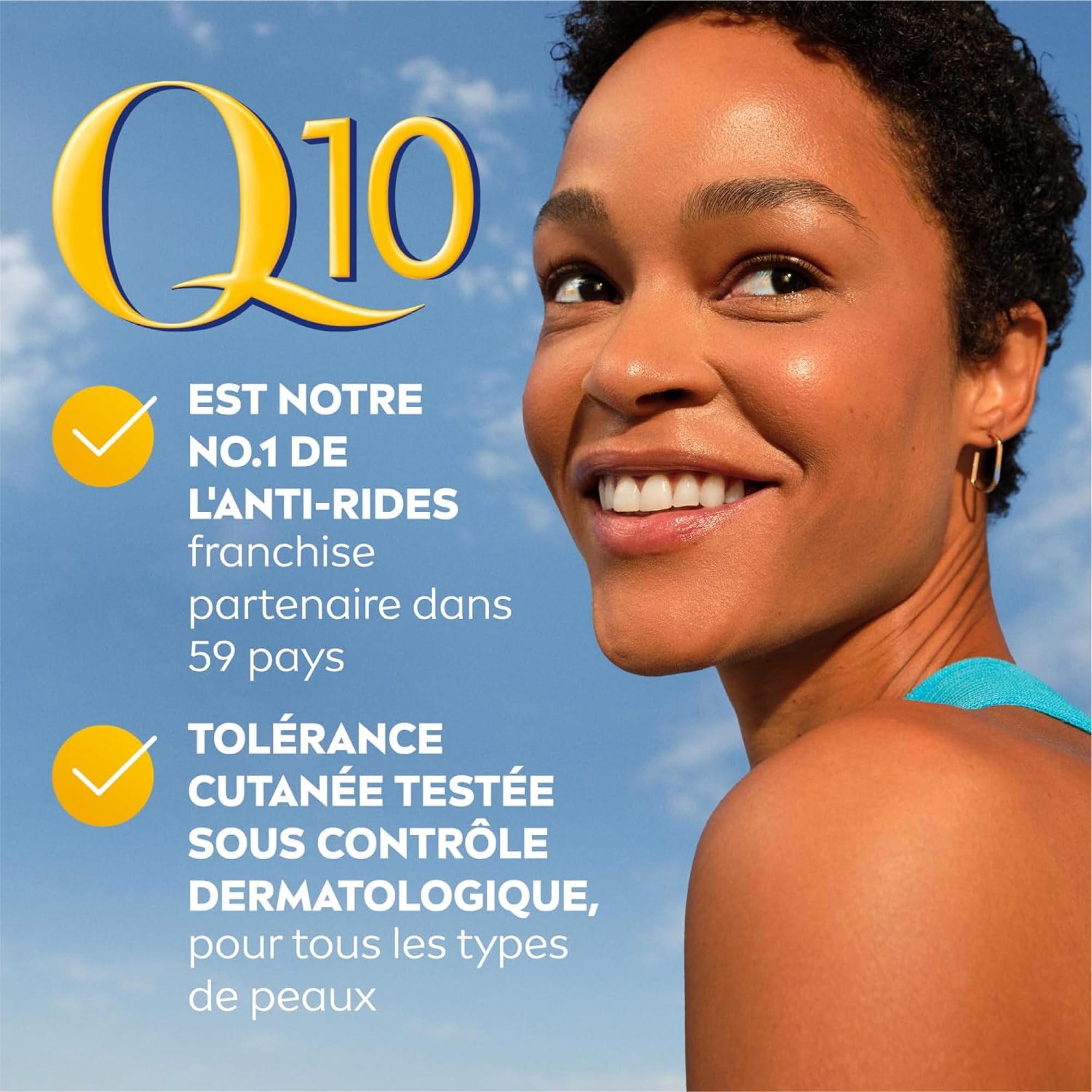 NIVEA Coffret Visage Q10 Energy (1 x 1 pce) - Soins visage anti-rides - Routine crème hydratante visage et éclat à la Vitamine C - Crème jour FPS15 + crème nuit énergisante peaux ternes & fatiguées