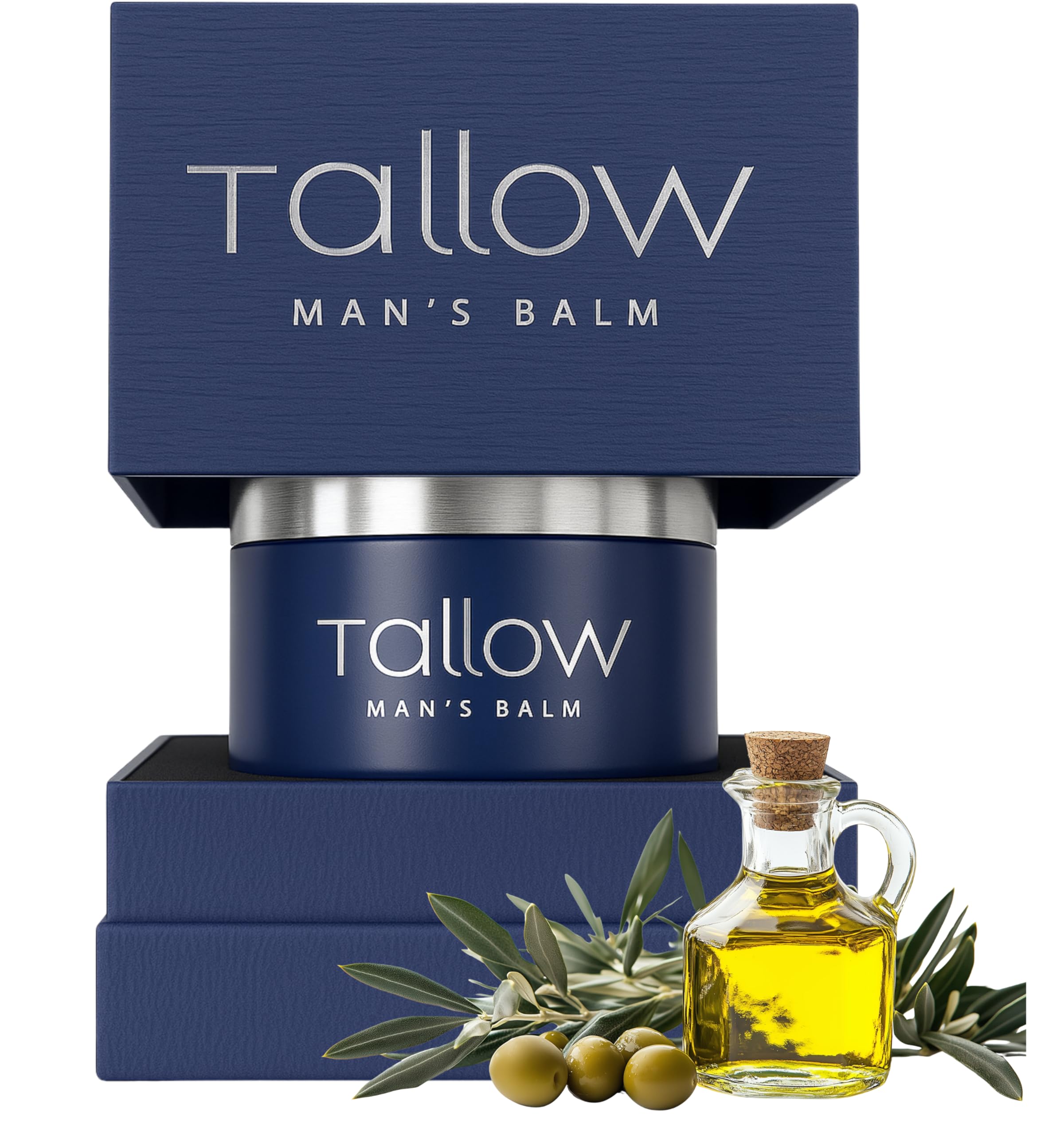 Beef Tallow Balm, Grass-Fed- Rindertalg creme, 100% grasgefütterter, Formel für Männer, Unparfümiert, handgefertigt aus den Julischen Alpen, Bellamanti, 100ml