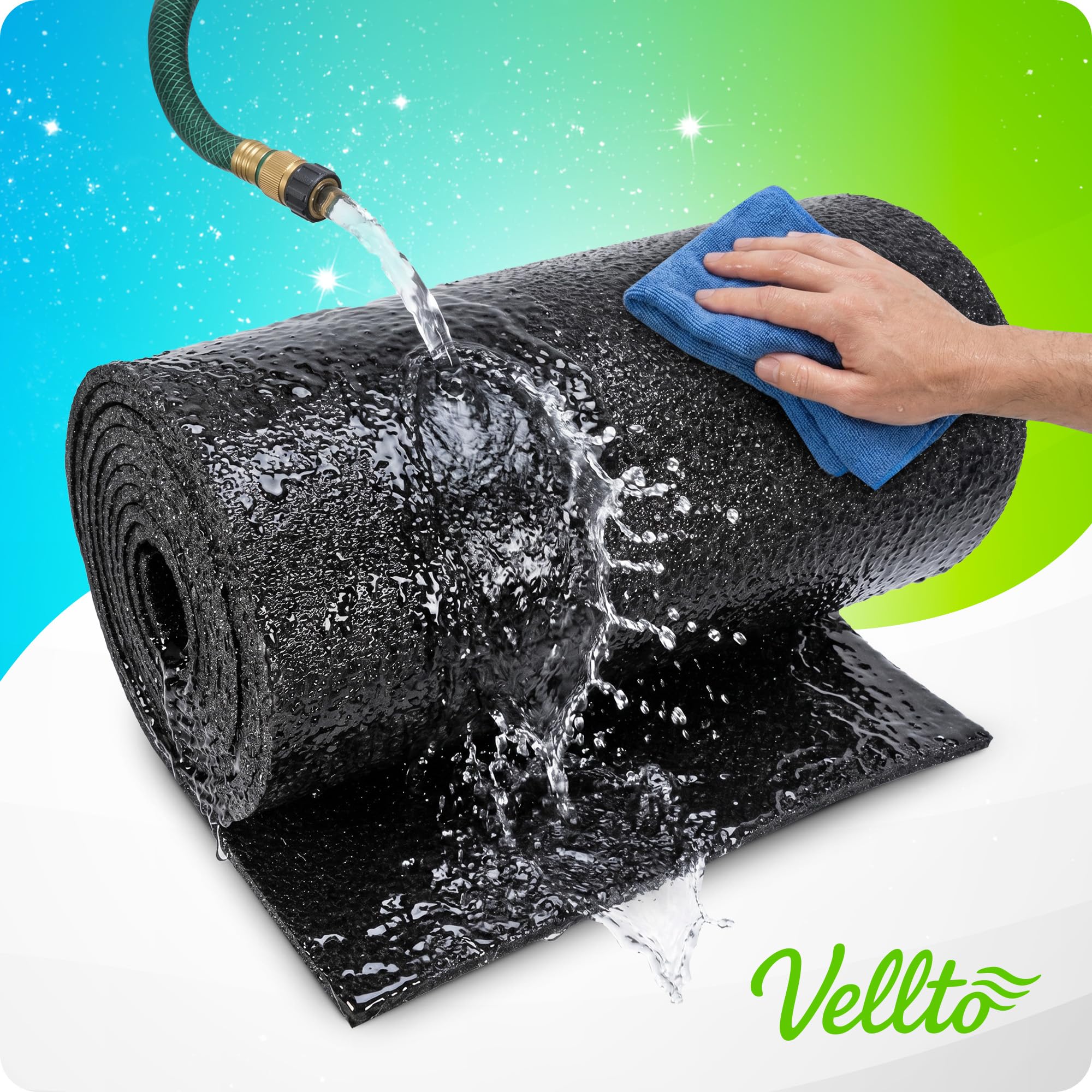Tapis De Piscine 10 mm 10 m sous-Couche Protection Sol Imperméable Réutilisable Épais Mousse Polyéthylène Revêtement Bassin Hors-Sol Confort Sécurité Durable Résistant