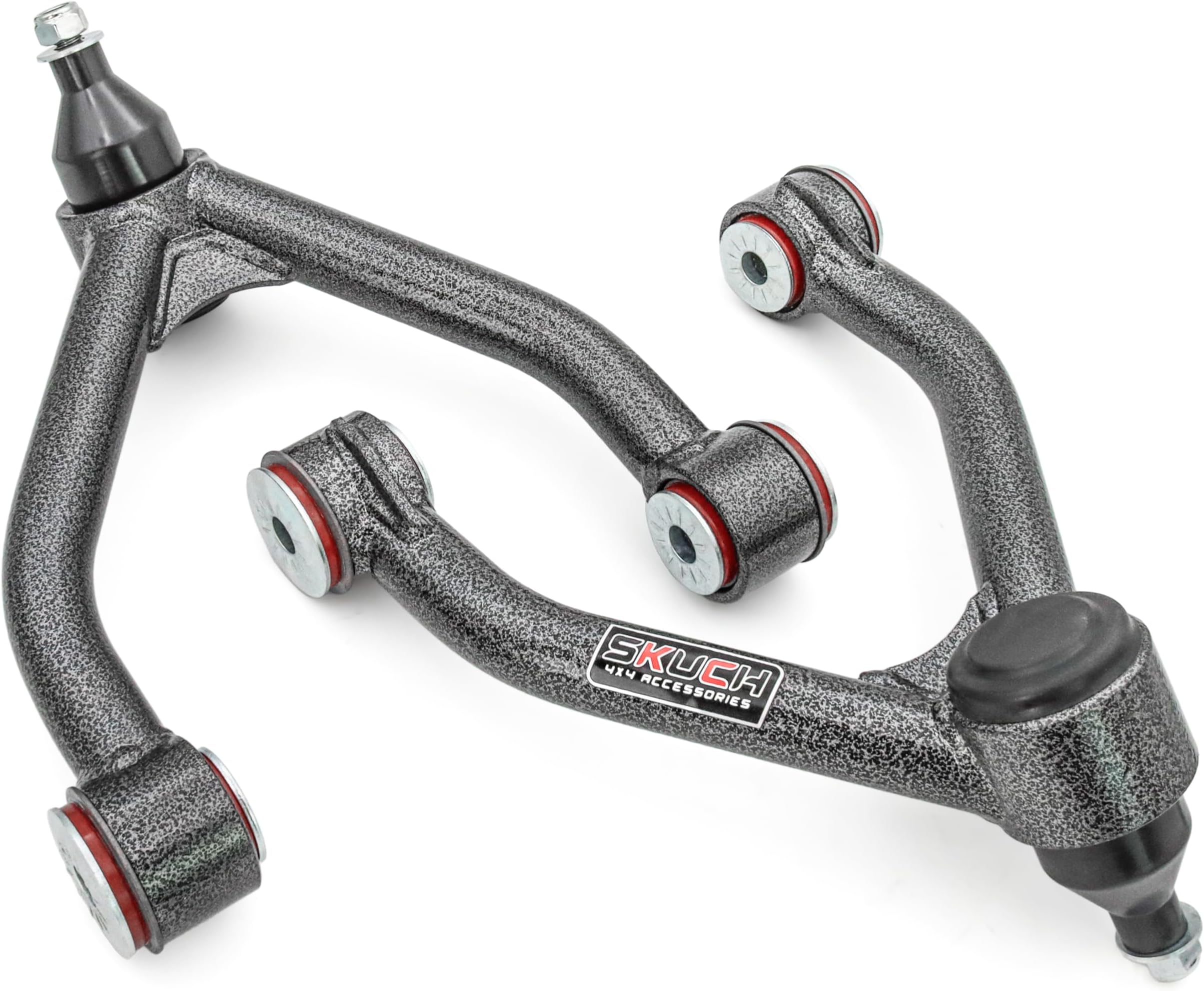 Front Upper Control Arms for 1988-1999 Chevy K1500& GMC K1500, 1992-1999 Yukon & K1500 Suburban,1988-1991 V1500 Suburban，1995-1999 Tahoe,2-4" Lift Adjustable Control Arms with Ball Joint (2PCS)