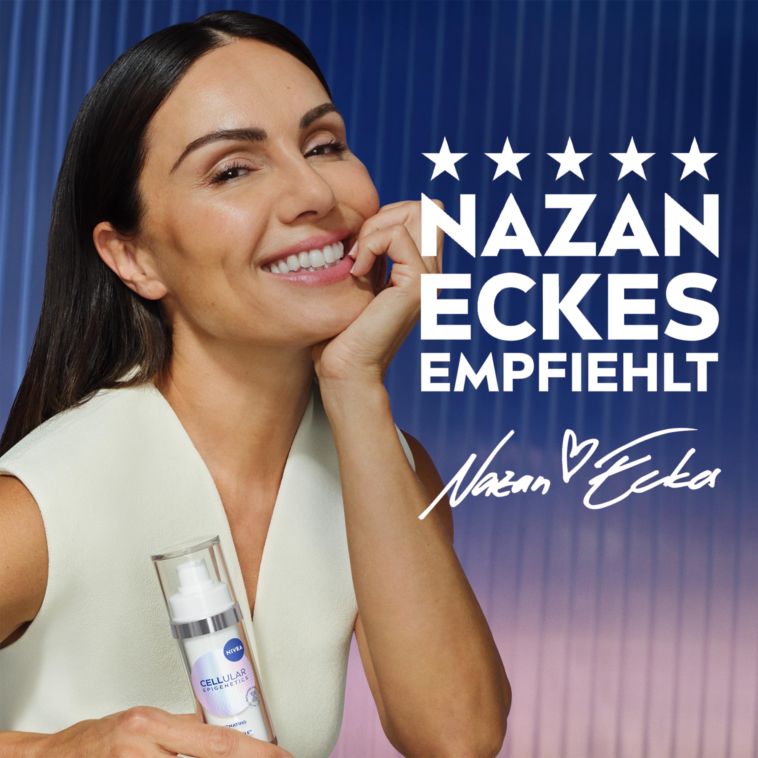 NIVEA Cellular Epigenetics Verjüngendes Serum mit EPICELLINE, setzt das Hautalter in 2 Wochen zurück, revolutionäre Gesichtspflege mit 3 Arten Hyaluronsäure (30 ml)