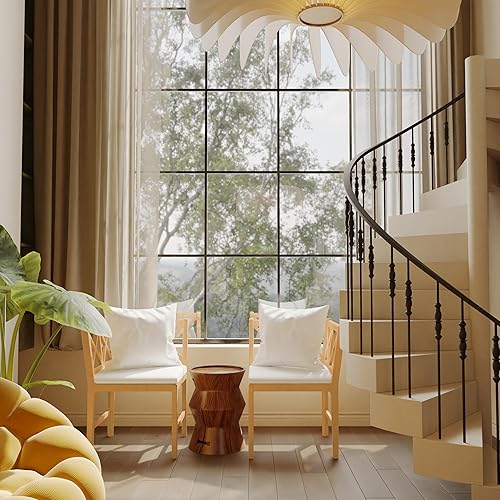 Miniatura 5 de Juego de 2 sillas de comedor modernas, juegos de mesa y sillas y sillas de escritorio con altura de mostrador para cocina, sala de estar,