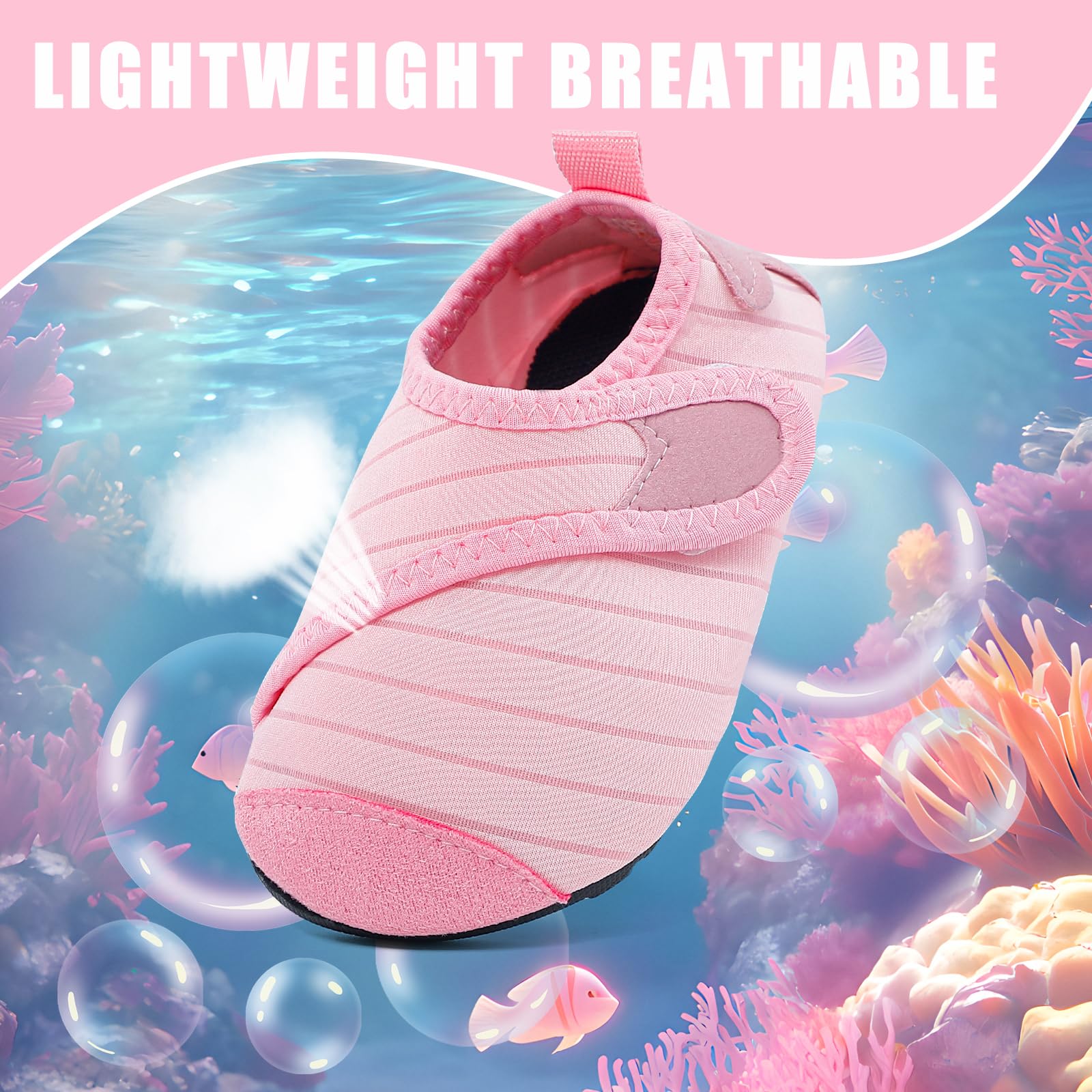 MASOCIO Scarpe Scoglio Bambino Bambina Rapida Asciugatura Antiscivolo Spiaggia Mare Piscina per Sportive Acquatici