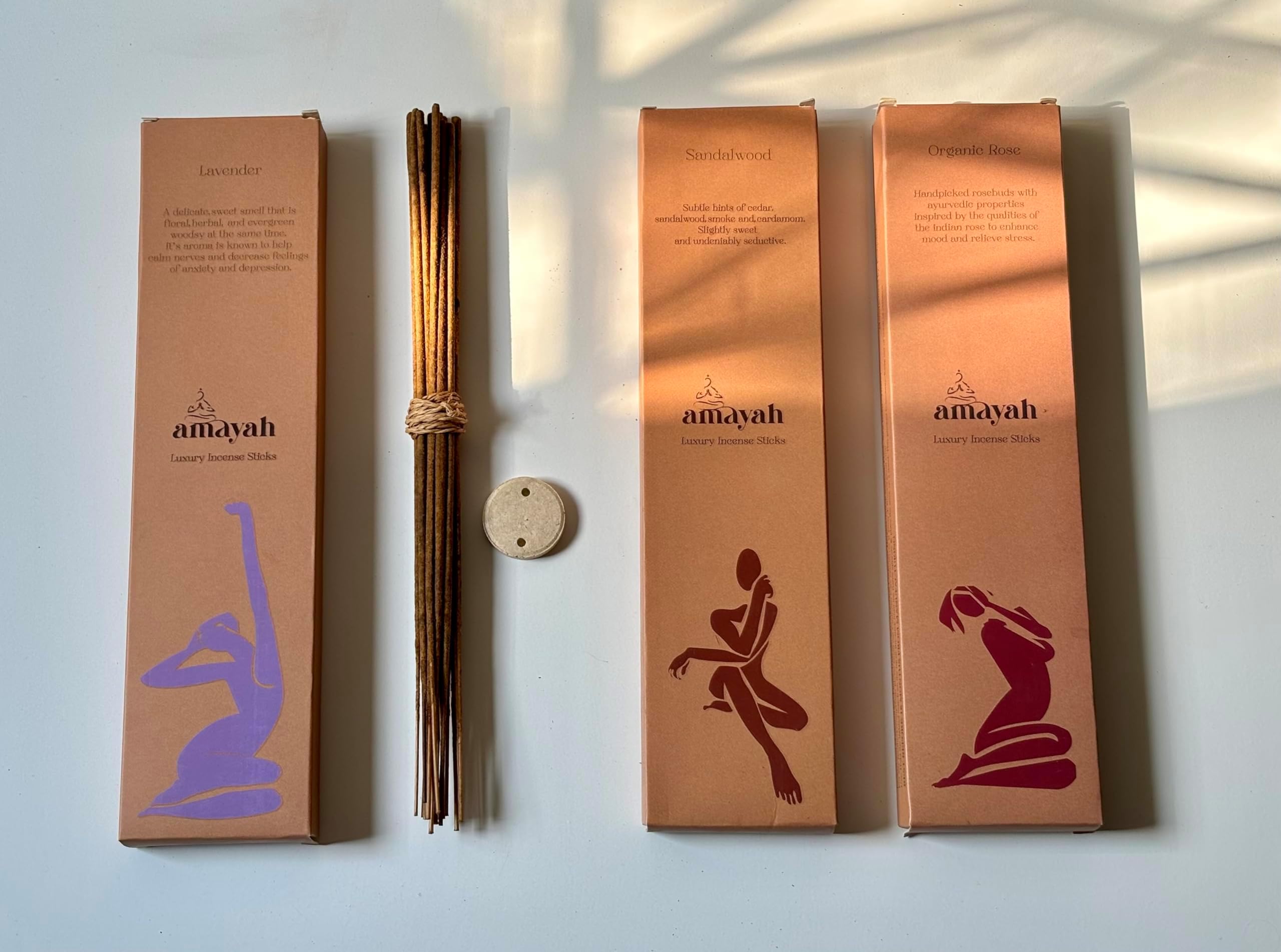 AROMA Bakhoor Incense Cones – 18-Pack, 80g, Floral Scent, Slow Burning (Gold)