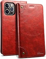 Vista 8 de SINIANL Funda de piel compatible con iPhone 13 Pro Max, iPhone 13 Pro Max, con cierre magnético, ranuras para tarjetas, funda para iPhone 13 Pro Max