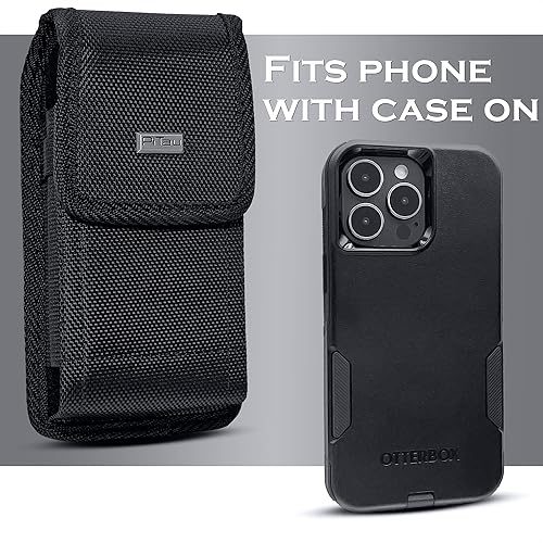 Miniatura 2 de Funda para teléfono celular para Galaxy S24 Ultra, S23 Ultra, S22 Ultra, S21 Ultra, Note 20 Ultra, funda vertical de nailon resistente para cinturón