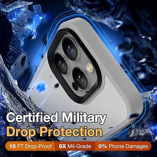 Miniatura 187 de Funda para iPhone 12, a prueba de golpes, para iPhone 12 Pro, protección contra caídas de grado militar, parte trasera dura, delgada, translúcida