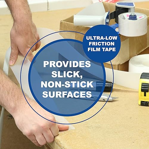Miniatura 2 de 3M 5423 Cinta transparente de PTFE/UHMW, 3.0 in de ancho x 6.0 ft de largo (1 rollo)