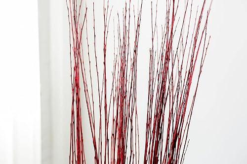 Miniatura 4 de Ramas Green Floral Craft decorativas, secas, de sauce asiático, perfectas para el hogar y relleno de jarrón de piso