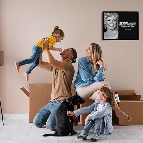 Miniatura 3 de Life Is A Beautiful Thing - Impresión inspiradora de arte de pared con citas de Marilyn Monroe, decoración de pared motivacional para decoración del