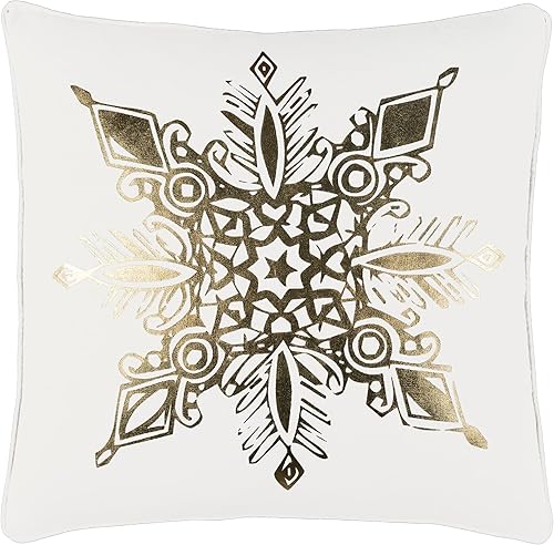 Miniatura 5 de Mark&Day Pillows Walcourt - Funda de almohada decorativa marfil para sofá o cama, 18 x 18 pulgadas, fundas de cojín modernas para decoración del