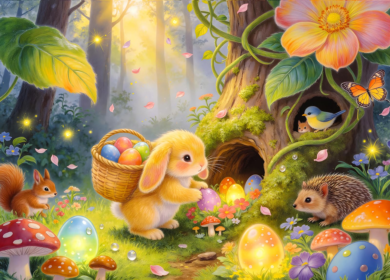 Easter Bunny Jigsaw Puzzles for Adults 1000 Jigsaws Osterhase Adventure 1000 Piece Jigsaw Puzzles for Adults