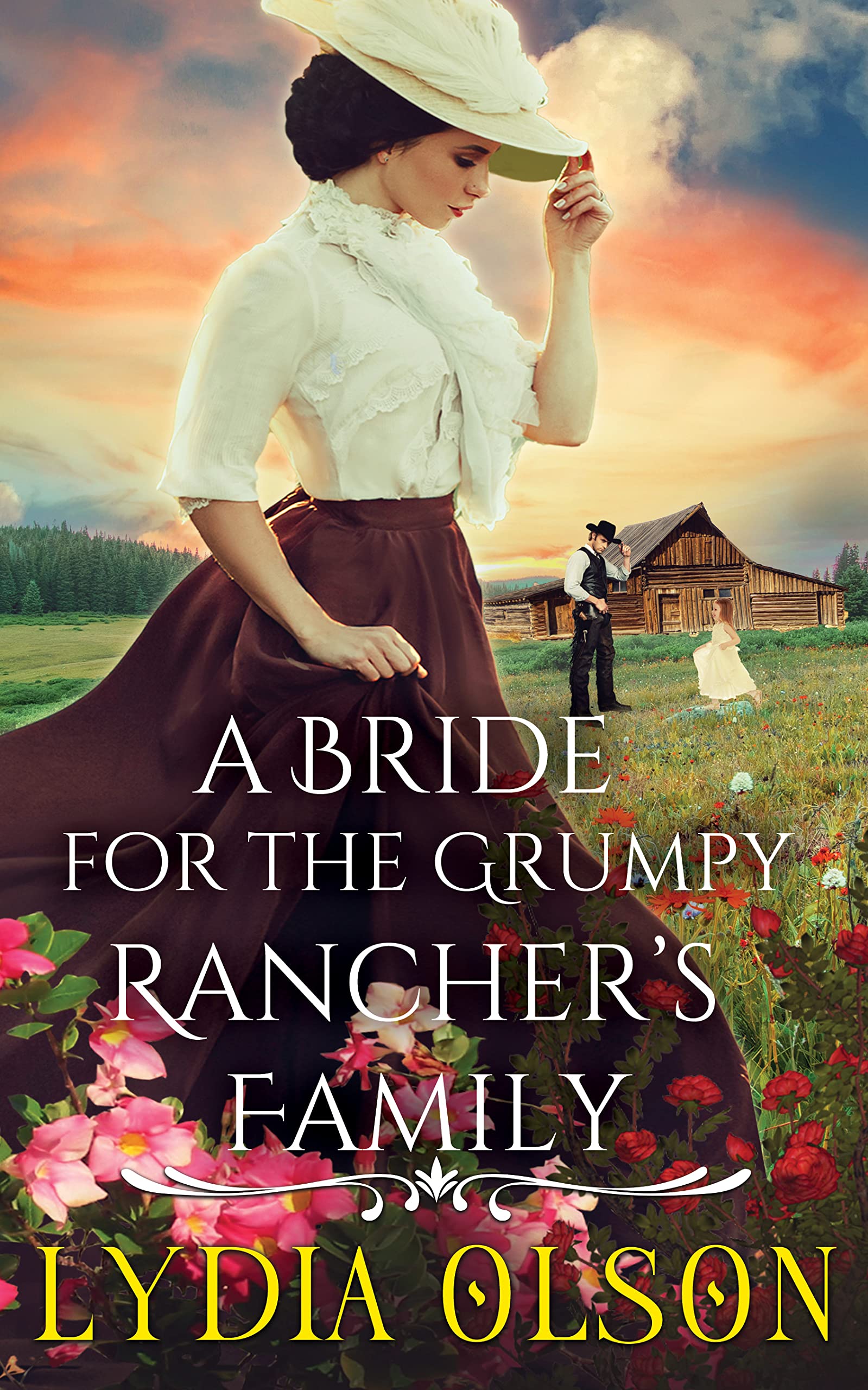 Α Bride for the Grumpy Rancher's Family: A Western Historical Romance Book
