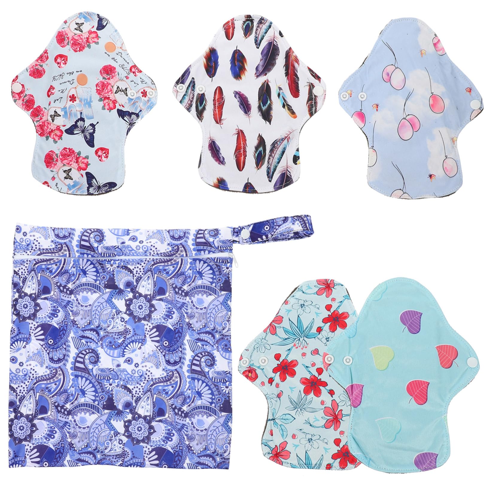MAGICLULU 3 Set Di Assorbenti Portatili Per Le Donne Assorbenti Riutilizzabili Forte Assorbimento Perdite