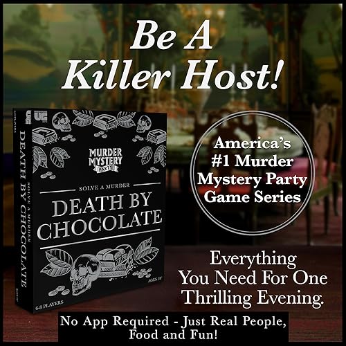 Miniatura 6 de Murder Mystery Party, Muerte por Chocolate, Un Juego de Asesinato Misterioso Decadente, para Edades 14+
