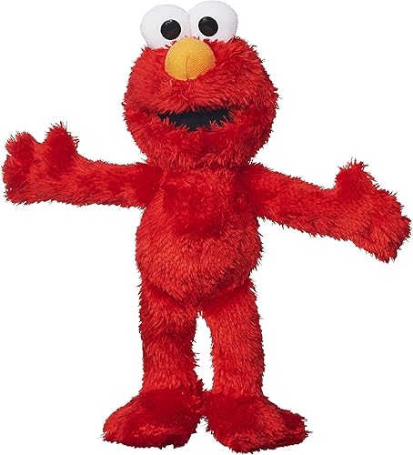 Sesame Street Mini muñeca de Elmo de peluche: juguete Elmo de 10 pulgadas para niños pequeños y preescolares, juguete para niños de 1 año en adelante