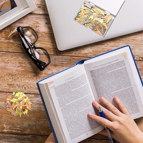 Miniatura 7 de 180 marcapáginas de metal para dardos a granel, mini-marcador de línea de latón, marcadores de páginas mixtas para lectores de lectura, amantes de