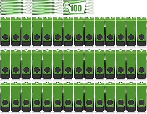 Miniatura 7 de AGECASH - Paquete de 5 unidades flash USB 2.0 de 128 GB, paquete de 5 unidades de memoria USB pendrive de metal giratorio USB Stick Zip Drive Flash