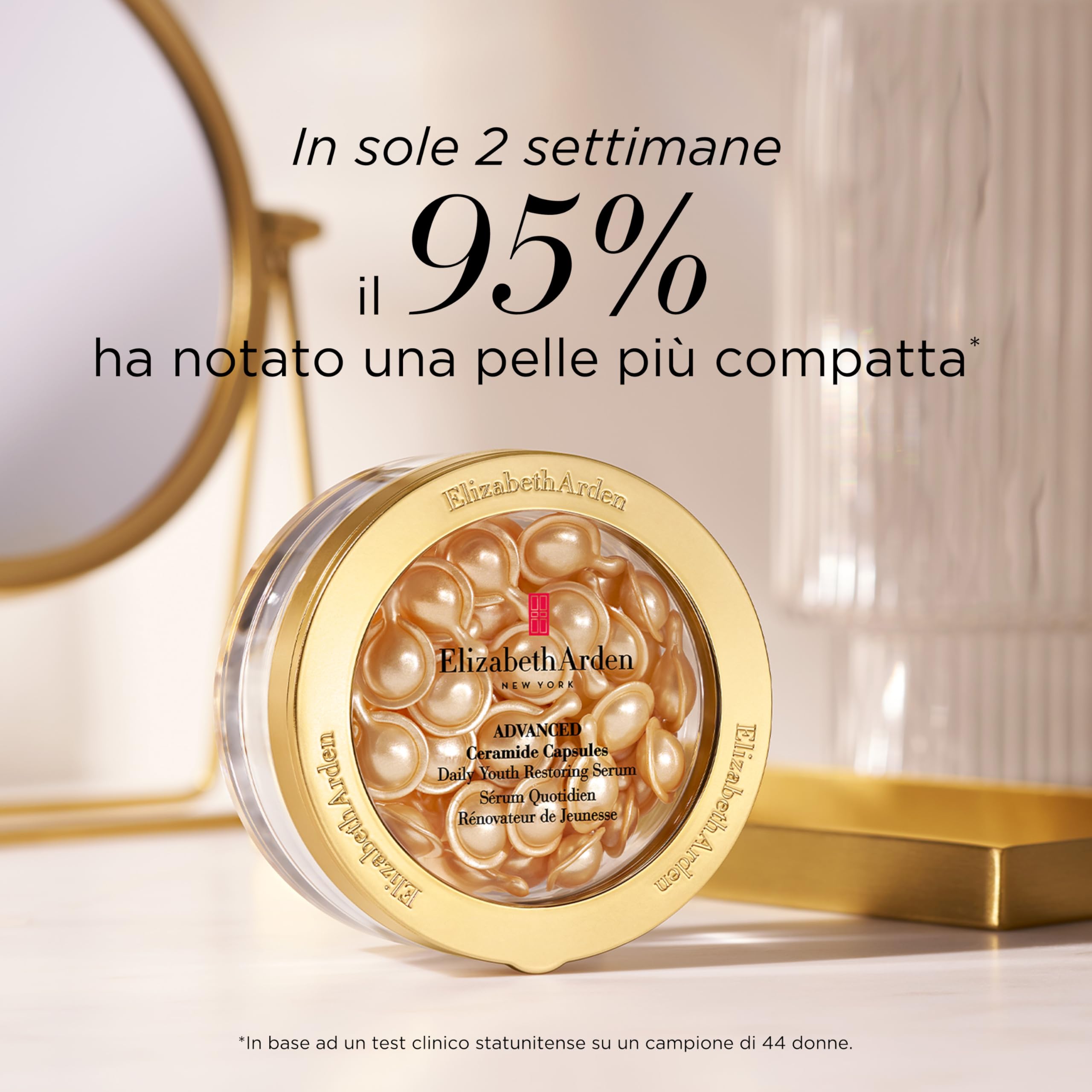 Elizabeth Arden - Advanced Ceramide, Capsule di Siero di Ceramide, con Olio di Tsubaki, Triplo Effetto Anti-Età, Ripara, Idrata e Leviga le Rughe, Dose Singola, Applicare 1 al Giorno