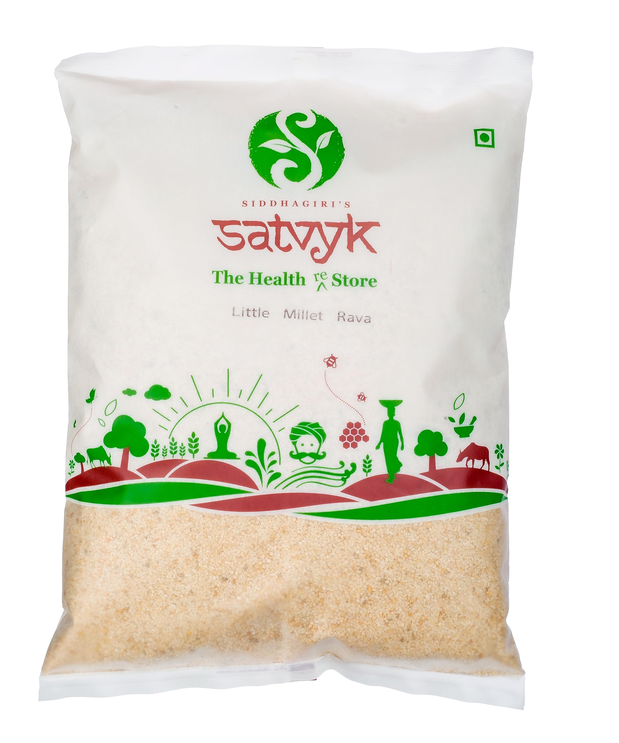 S Siddhagiris SATVYK THE HEALTH re STORE Organic Little Millet Rava (500gm) - Unpolished Millet Suji | Stoneground Millet Rava Upma | Little Millet Upma Rava | High Plant Protein & Fiber (B0BRH445B6) Amazon Price History, Amazon Price Tracker