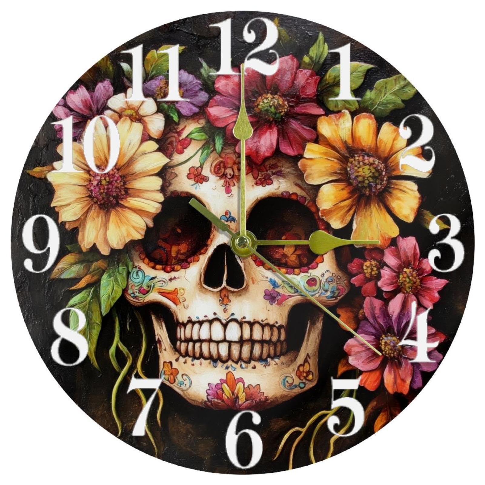 Horloge murale pour maison et école avec fonctionnement à piles pratique