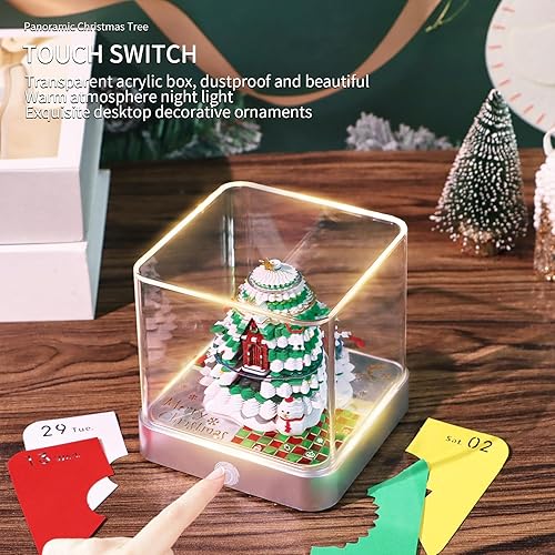 Miniatura 38 de RSLIPIN 3D Memo Pad Time Piece Calendar 2026,3D Calendar Memo Pad DIY Notes Notepad Paper Craft Art Romantic Tree House,2026 3D Desk Calendar With