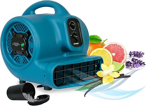 Miniatura 3 de XPOWER P-450NT - Mover de aire perfumado con temporizador, ionizador y 4 paquetes de muestra de perlas aromáticas