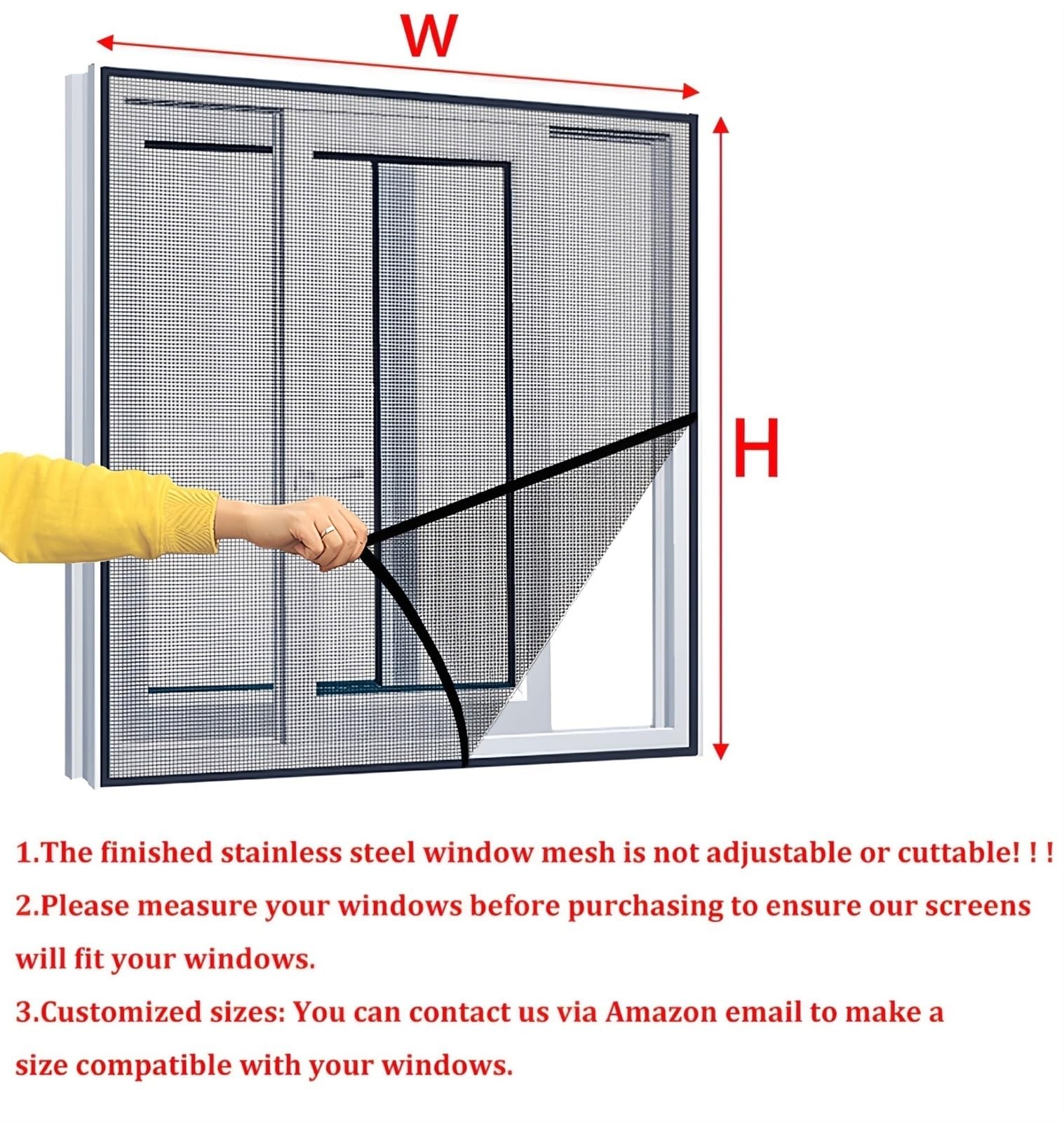 Katzennetz Fenster für Balkon Ohne Bohren Edelstahl, Katzensichere Fliegengitter mit Klettband Selbstklebend, Katzensichere Fliegengitter Fliegennetz Fenster Transparent Langlebig Robust(120x140cm)
