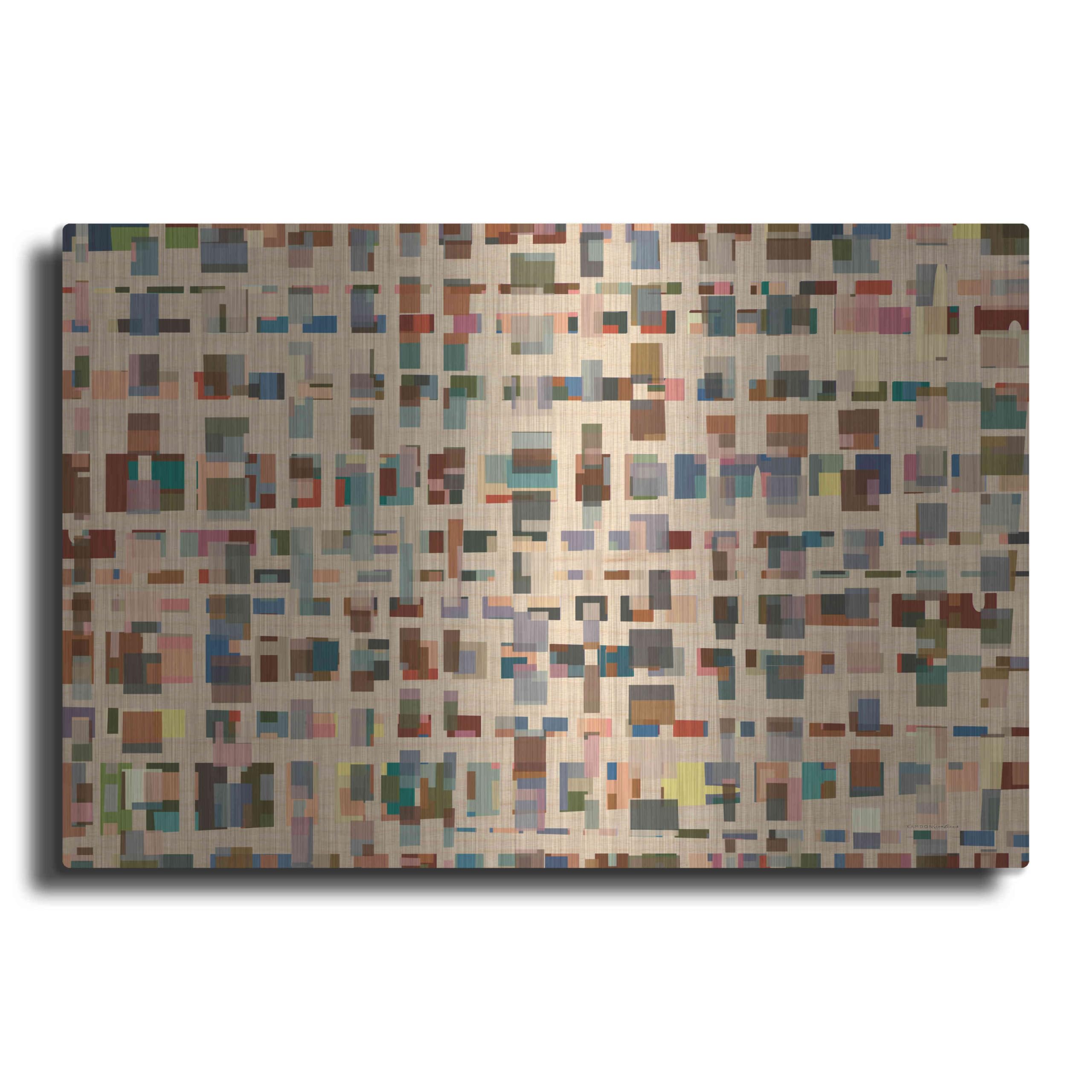 From 1st Street to 16th' by Kamdon Kreations, Metal Wall Art, 24"x16"