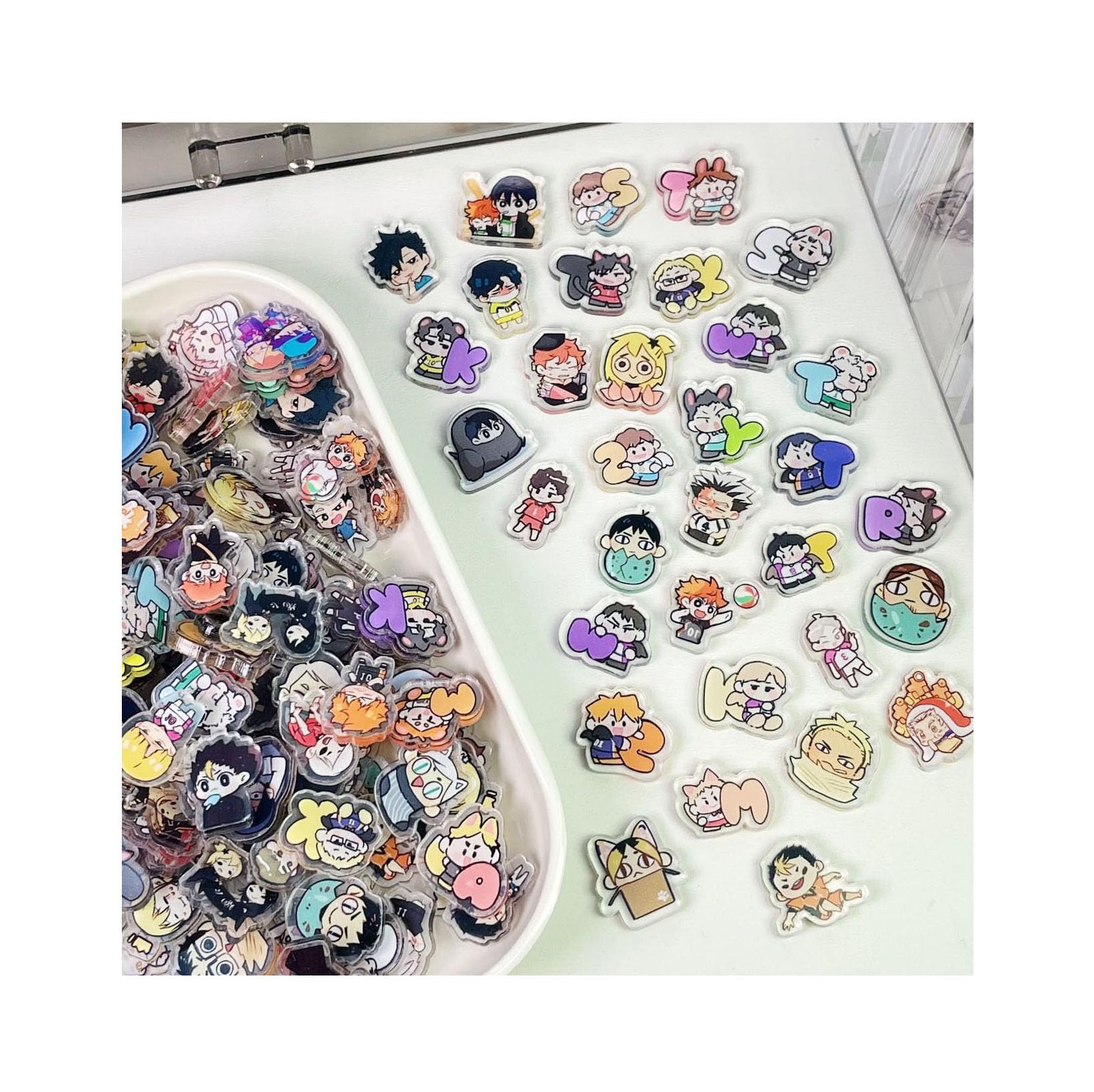 COOR ハイキュー！！ グッズ デコパーツ アクリルパーツ 染み入っ 