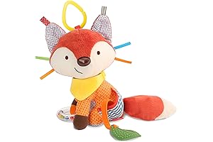 Skip Hop Stroller Toy: Multi-Sensory Rattle and Textured Fox Activity Teether
