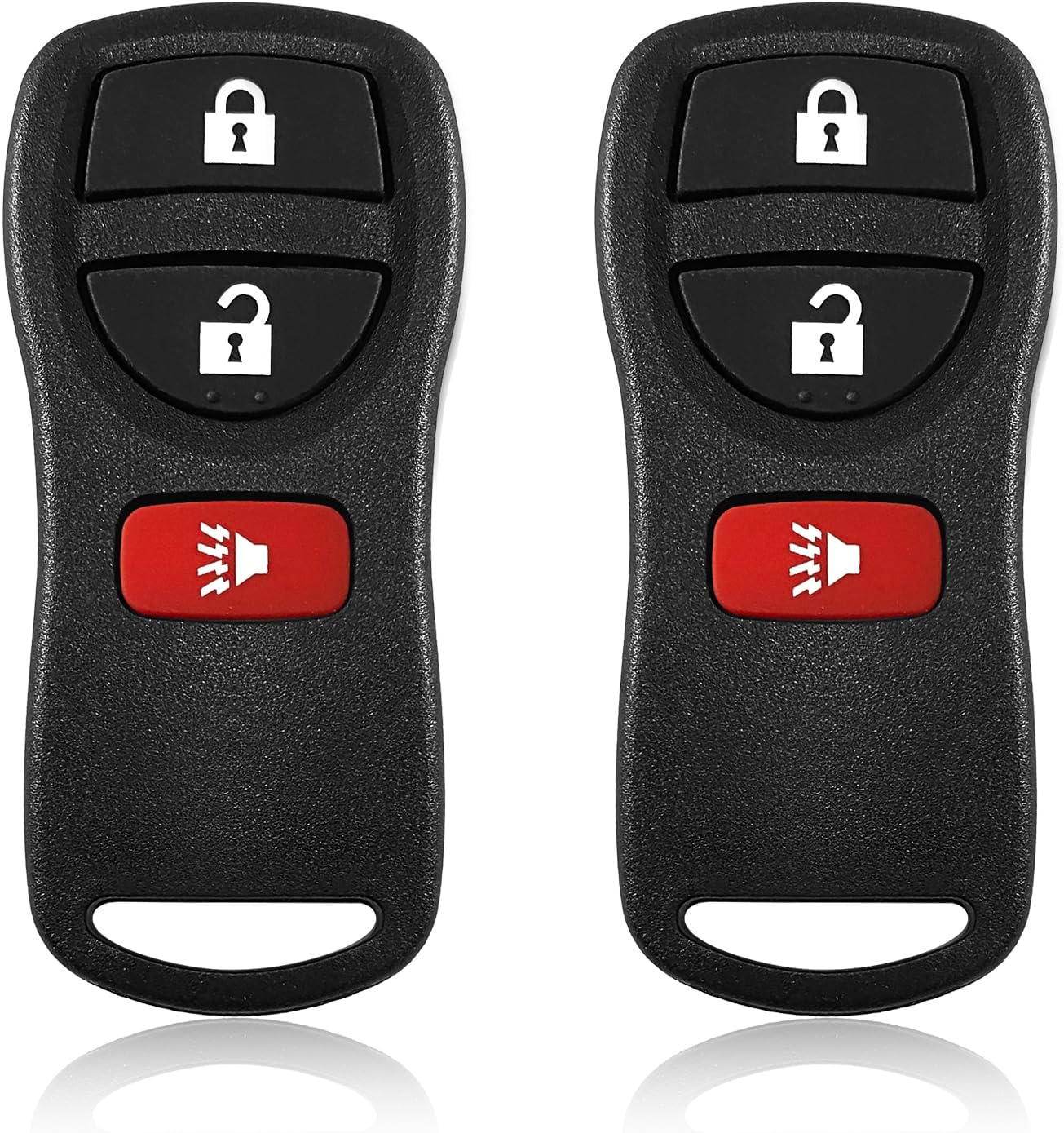 2 Keylessbest Replacement for 2014 2015 2016 2017 Nissan Armada Frontier Xterra Titan Infiniti QX4 FX45 FX35 Key Fob Remote Control KBRASTU15 3 Buttons 315MHz
