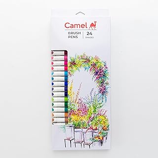 Camel brush pen 24 shades Assorted Pack of 24 Shades