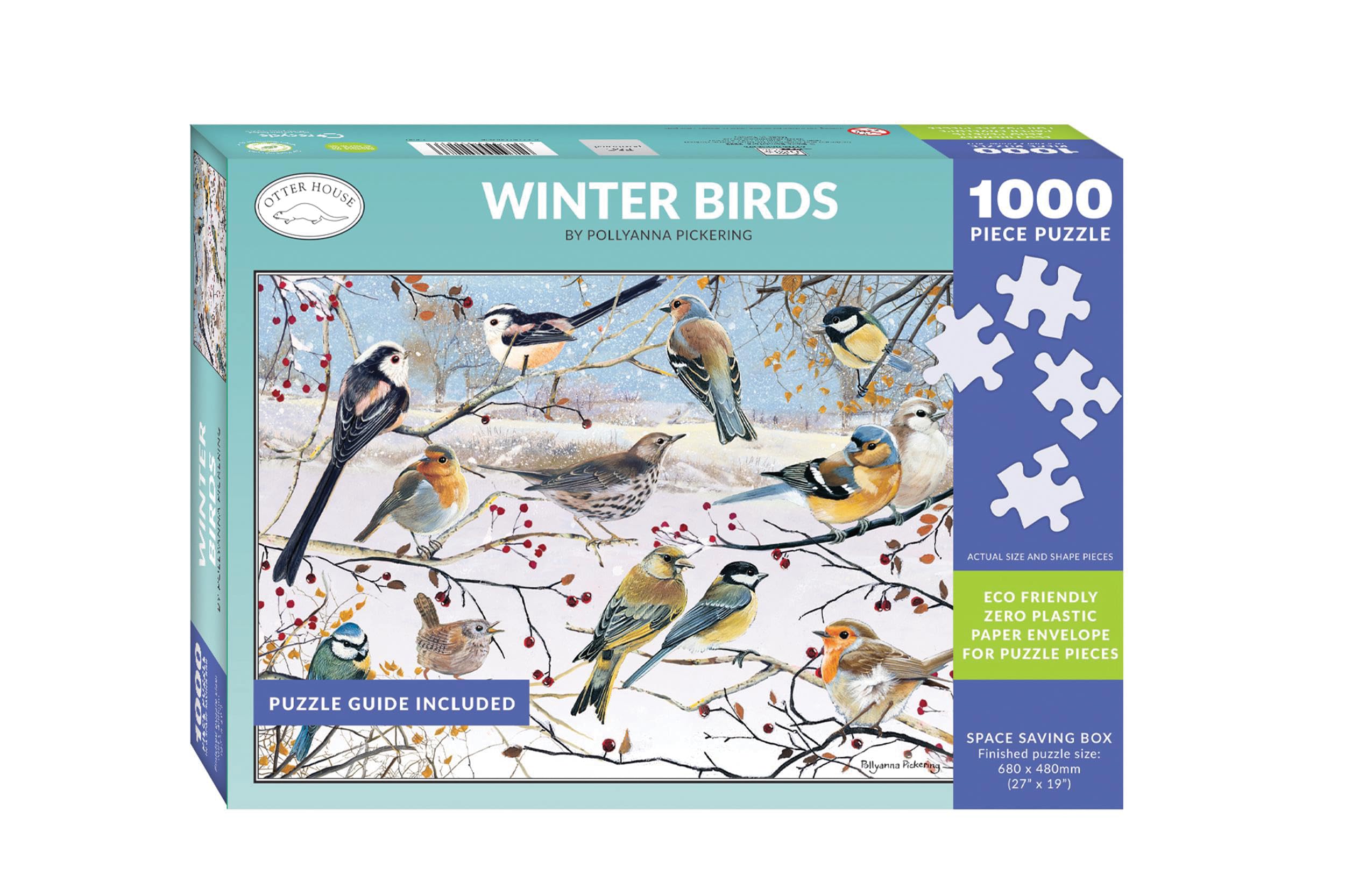 Otter House 1000 Piece Jigsaw Puzzle - Winter Birds