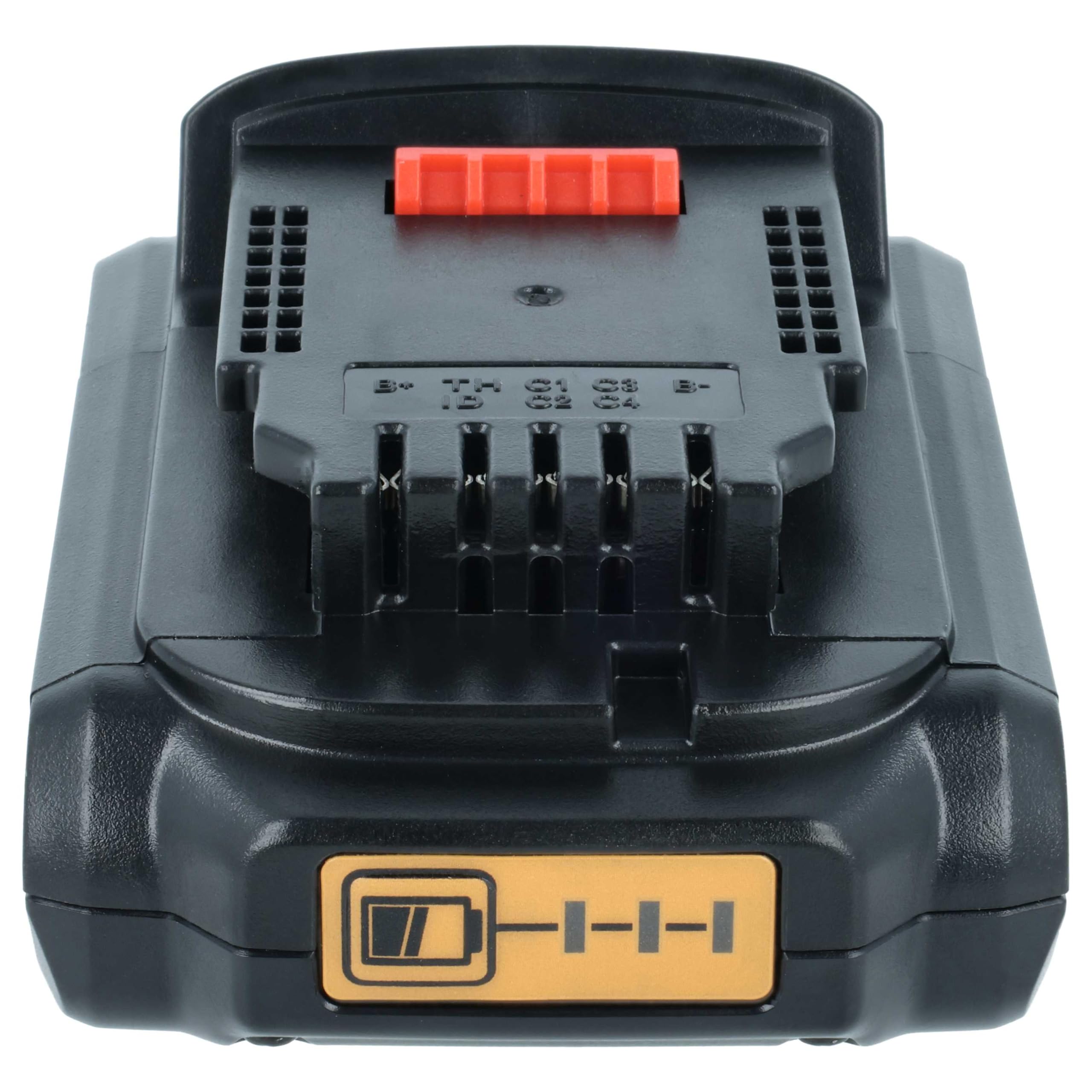 vhbw Batería Compatible con Dewalt DCS391, DCS381, DCS380M1, DCS380L1 | para DCS380B, DCS373M2, DCS355, DCS331N herramienta (2500 mAh, Li-Ion, 20 V)