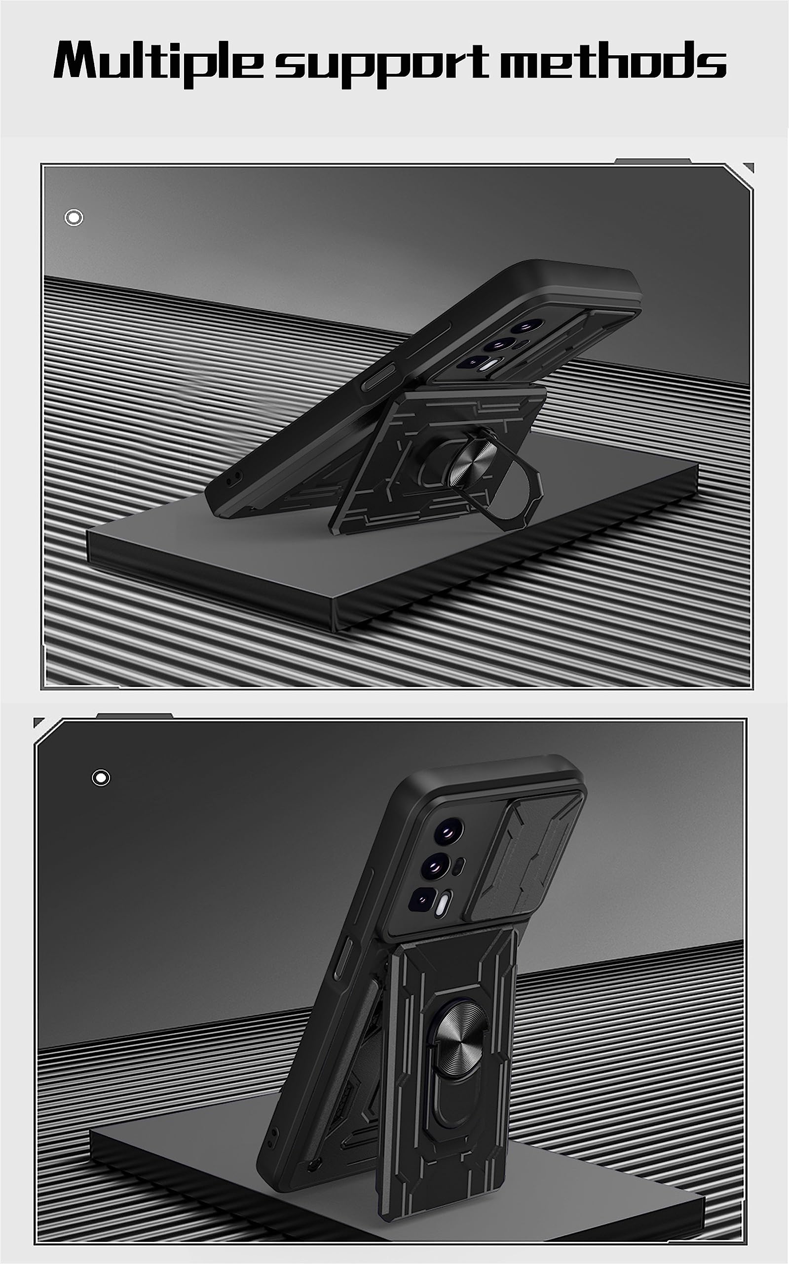 ESTH® Funda Para Xiaomi Poco F5 Pro 5G/Redmi K60 Pro/K60 Con Protección 