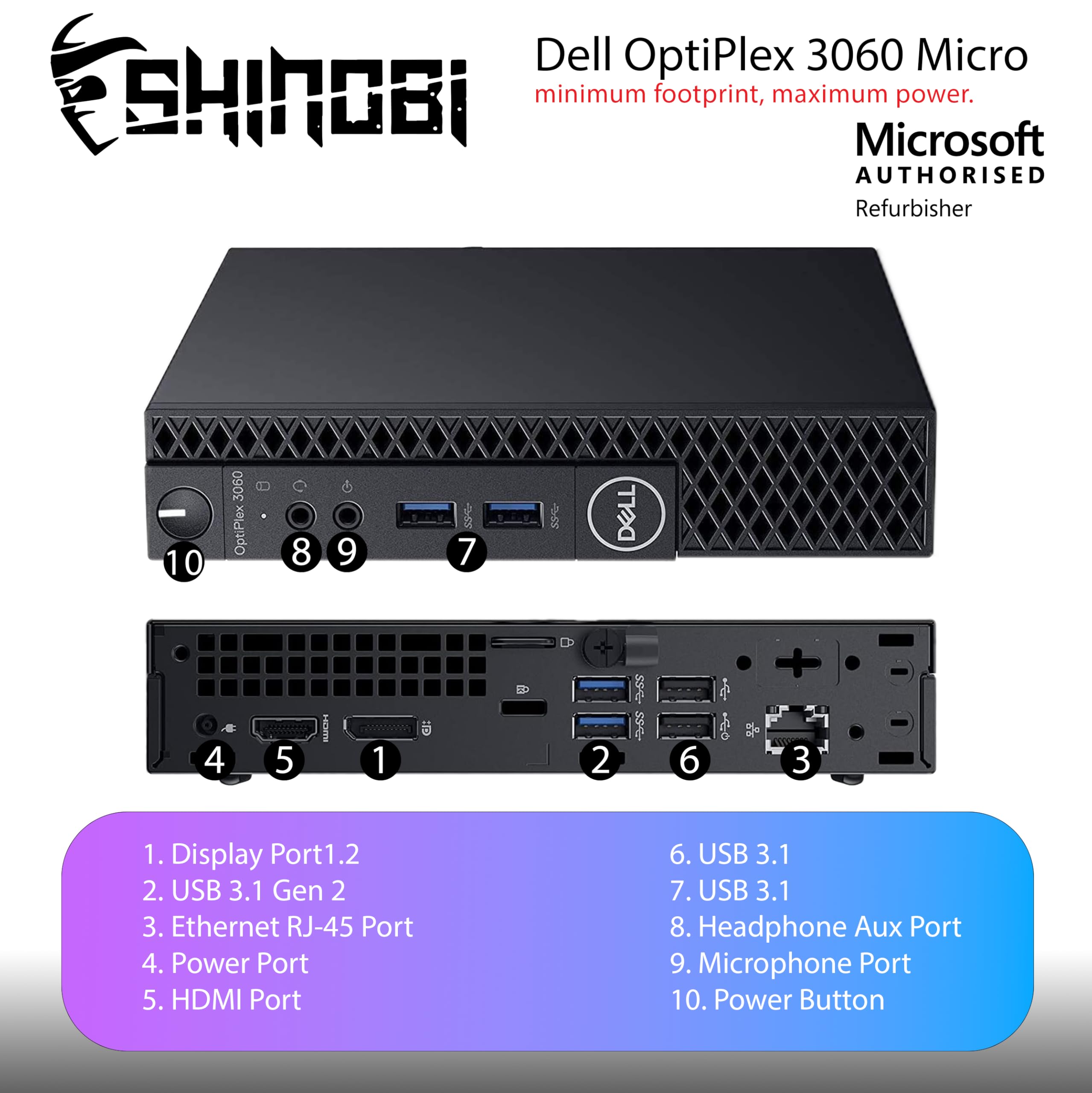 Amazon.com: Dell OptiPlex 3060 Micro PC | Intel Core i5