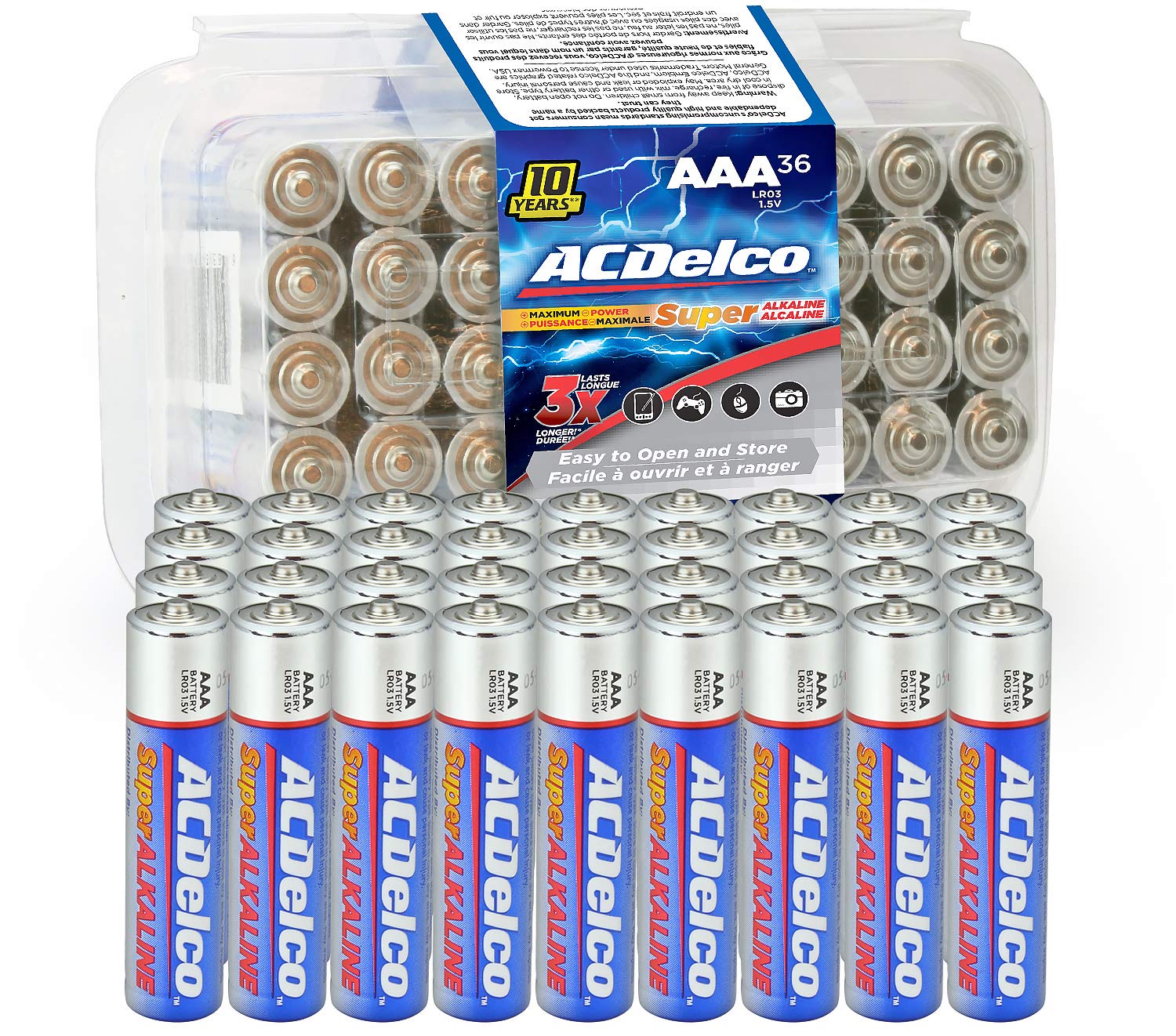 Buy Powermax ACDelco AAA Batteries, Maximum Power Super Alkaline