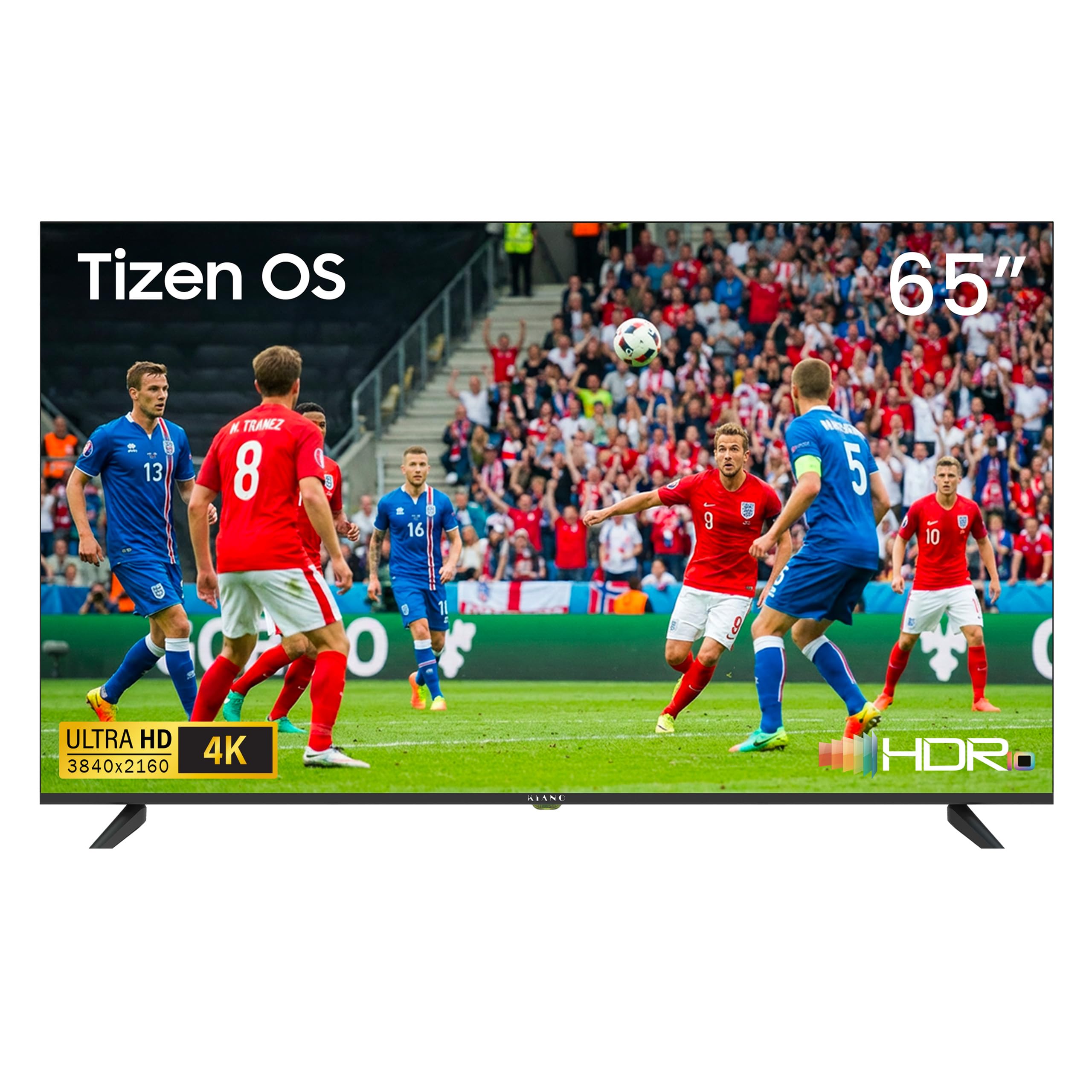 Telewizor Kiano LD65W02 Smart TV 65" 4K UHD LED, Tizen OS, Wi-Fi Dual Band, Bluetooth, DVB-T2 HEVC, DVB-S2, 3x HDMI, 2x USB