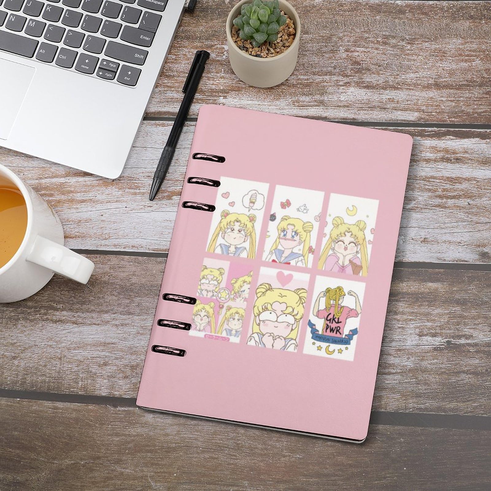 Amazon.co.jp: バインダーノート 美少女戦士セーラームーン ピンク