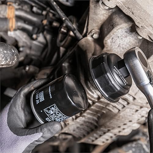 Miniatura 2 de Hazet 2169-7 Llave de filtro de aceite de perfil cuadrado hueco de 14 puntos, 0.492 in, multicolor