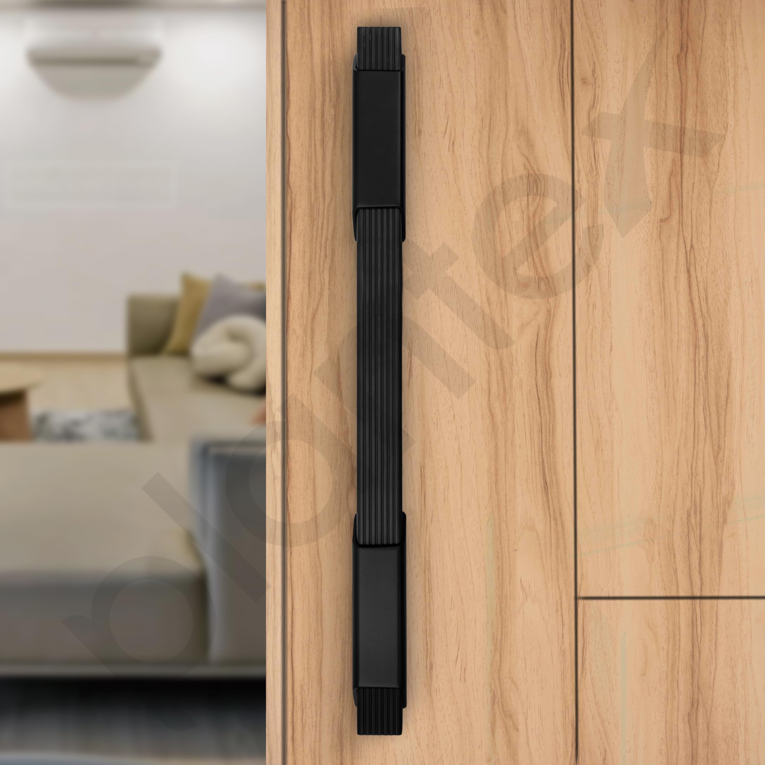 Plantex Door Handle/14 Inch Main Door Handle/Aluminium Door Handle/Pull-Push Door Handle/Door Accessories/3 Years Warranty (Pack of 1, Black) — Amazon image 7