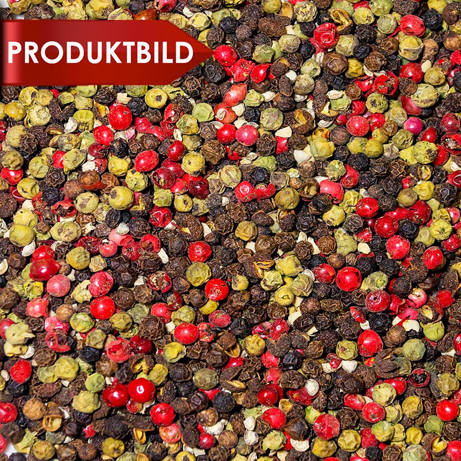 Pfeffer - Mix, Exotische Mischung aus 5 Pfeffer - Sorten. Mit Szechuan - Pfeffer und rosa Pfeffer. Premiumqualität. PP - Eimer 10KG