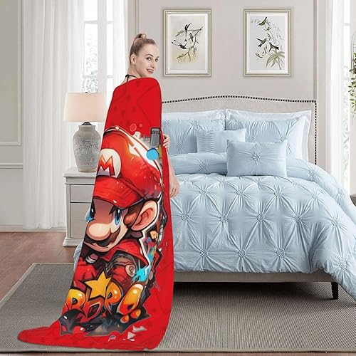 Ropa de cama para niños, manta de felpa súper suave con micro raschel, manta de franela de felpa cálida para el hogar, cama, sofá estaciones (estilo