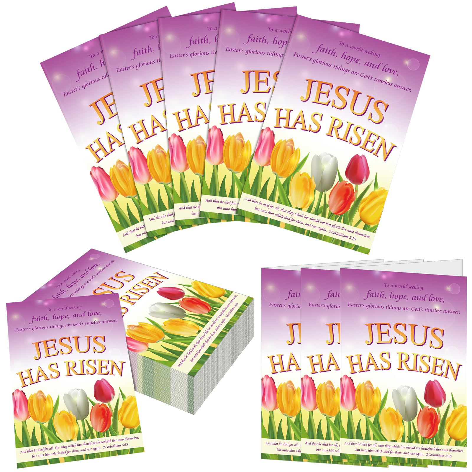 Bulletins de culte chrétien pour la messe de Pâques en église