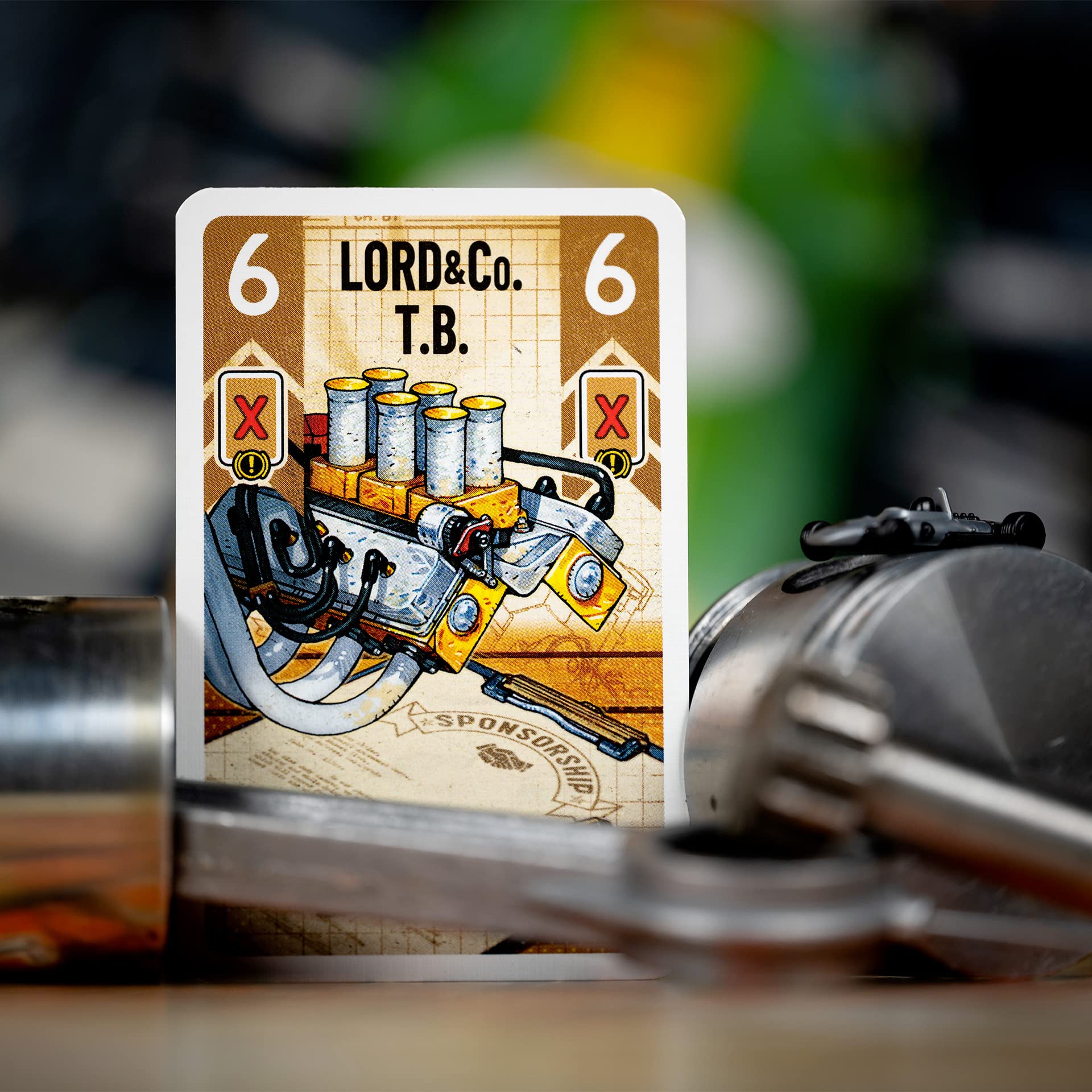 Asmodee Heat, Juego de Mesa de Estrategia y Carreras de Coches Clásicos y Gestión de Motor, A Partir de 10 Años, De 1 a 6 Jugadores, 60 Minutos por Partida, Español