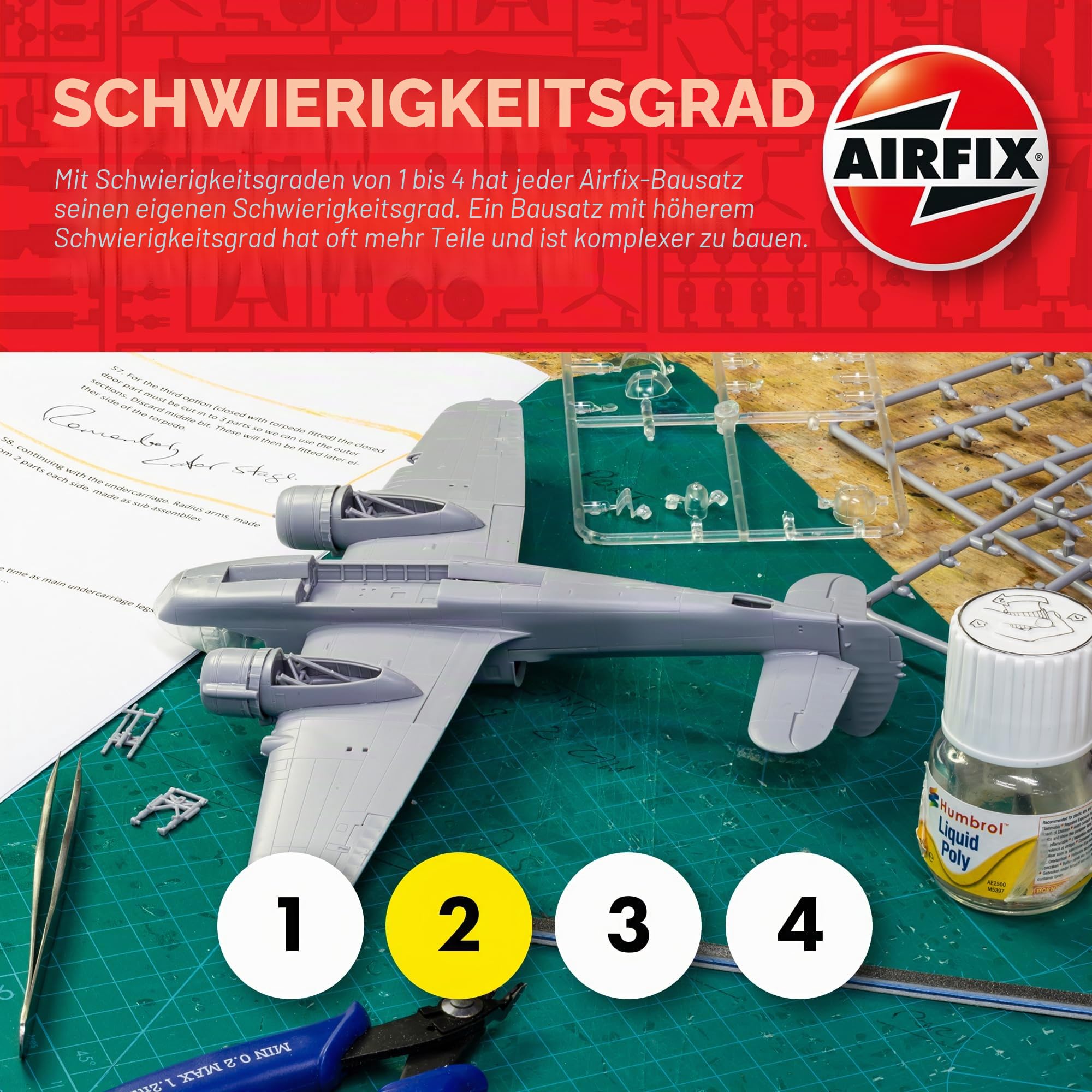 AIRFIX - Flugzeugmodellbausätze – A50182 Battle of Britain Memorial Flight Miniatur-Bastelset, Maßstab 1:72, Plastikmodellbausatz für Erwachsene – Flugzeuggeschenk für Männer | Miniatur-Bastelset, Maßstab 1:72, Plastikmodell-Flugzeug-Kits für Erwachsene z