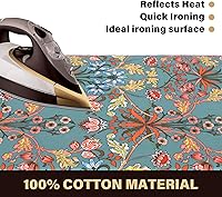 Vista 3 de Funda para tabla de planchar y almohadilla de instalación fácil Caius 15x54 - Borde elástico, cubierta para tabla de planchar de tamaño estándar