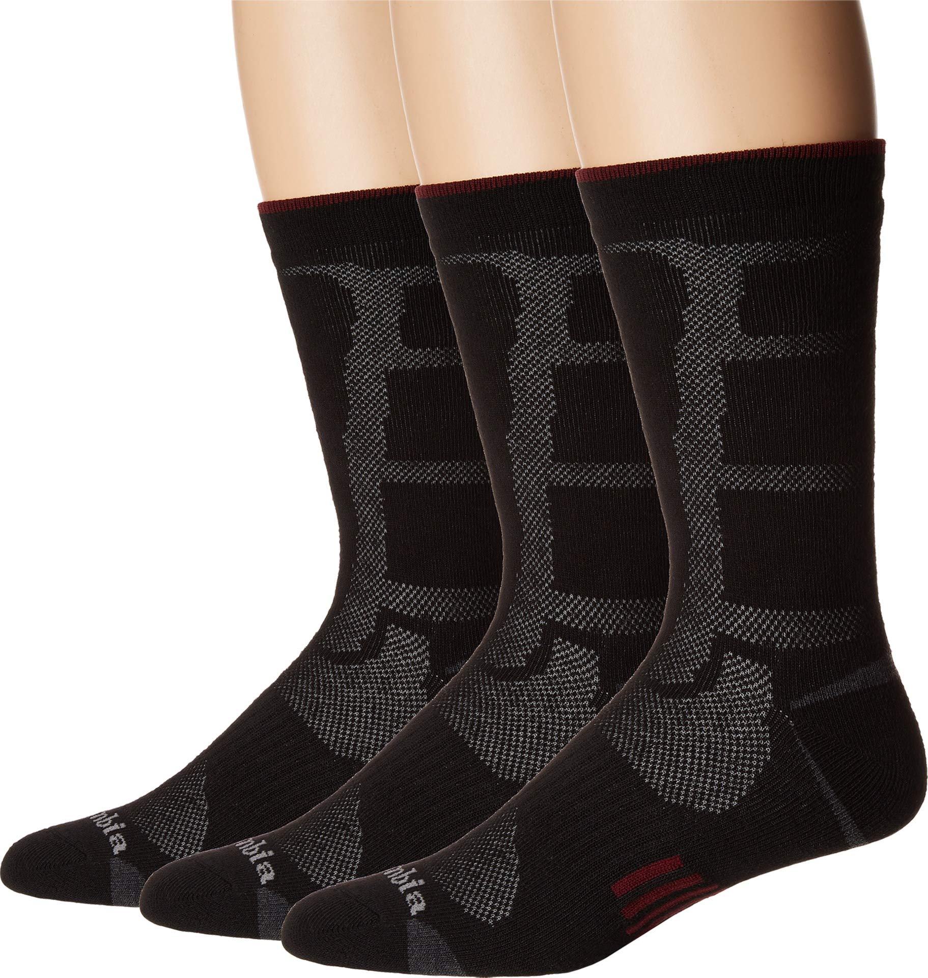 ColumbiaMen's 3 Pack Casual Crew Socks
