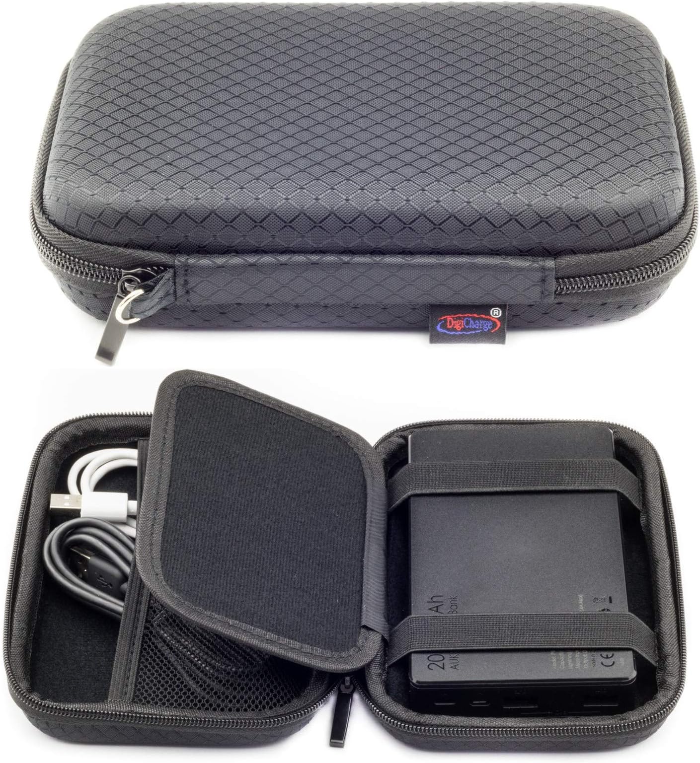 Hard Carry Case for Poweradd Pilot X7 / 4GS Pro / 2GS / Qualcomm Quick Charge 3.0 / Aries/Apollo 2 Solar Charger/Power Bank Portable External Battery Chargers up to 16.5x10x2.5cm